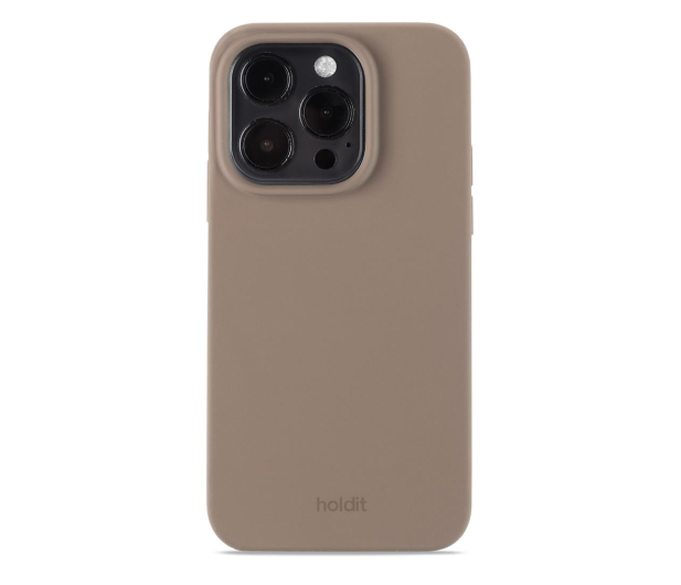 Holdit Silicone Case iPhone 15 Pro Mocha Brown - 1148762 - zdjęcie