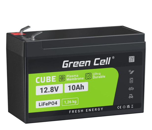 Green Cell LiFePO4 10Ah 12.8V 128Wh - 1172855 - zdjęcie