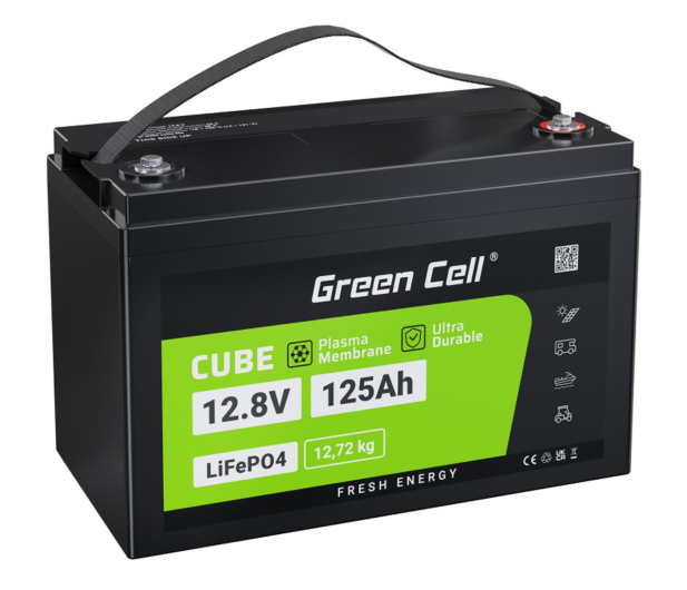 Green Cell LiFePO4 125Ah 12.8V 1600Wh - 1172859 - zdjęcie