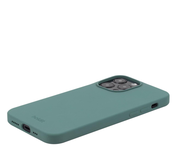 Holdit Silicone Case iPhone 15 Pro Moss Green - 1148765 - zdjęcie 3