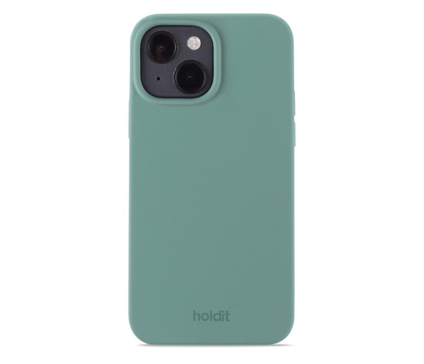 Holdit Silicone Case iPhone 15 Moss Green - 1148742 - zdjęcie