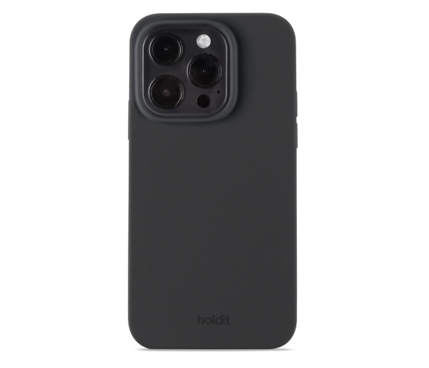 Holdit Silicone Case iPhone 15 Pro Black - 1148760 - zdjęcie