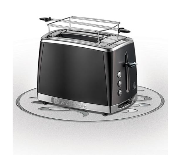 Russell Hobbs Matte Black 2 Slice Toaster - 1173073 - zdjęcie 5