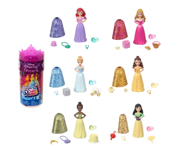 Mattel Disney Princess Royal Color Reveal Seria 2 - 1167869 - zdjęcie 6