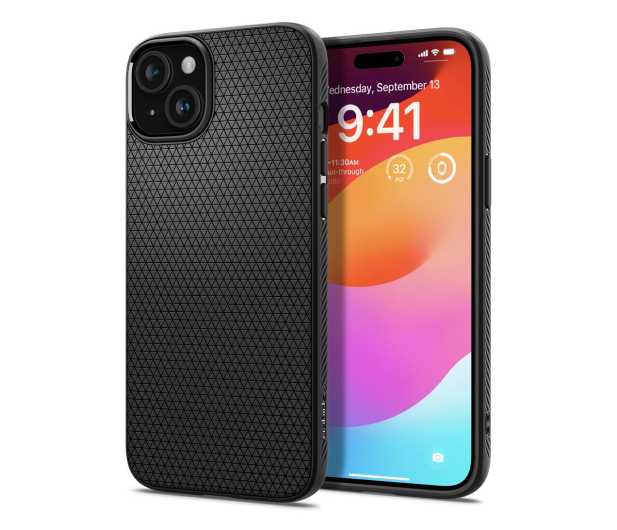 Spigen Liquid Air do iPhone 15 Plus matte black - 1178836 - zdjęcie