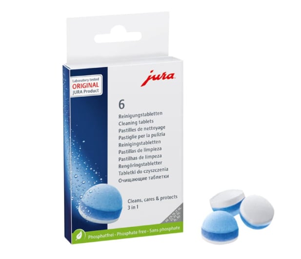 Jura 3-FAZOWE Tabletki czyszczące 6 szt. - 1178551 - zdjęcie