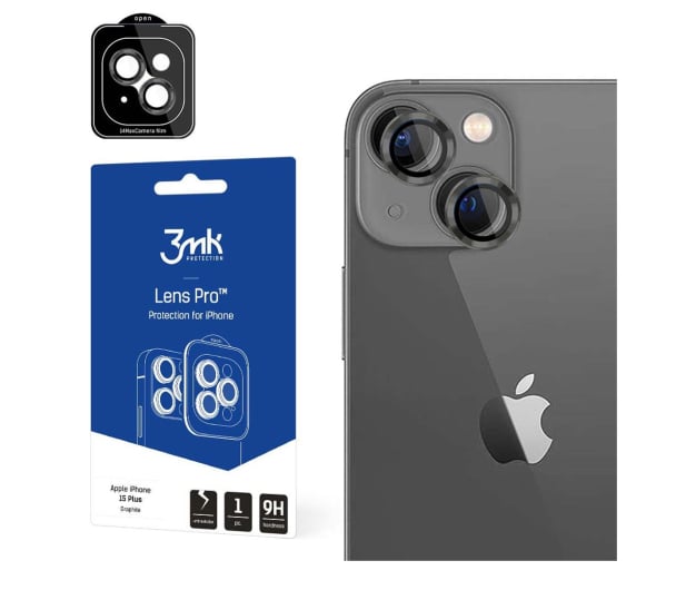 3mk Lens Protection Pro do iPhone 15 Graphite - 1177974 - zdjęcie