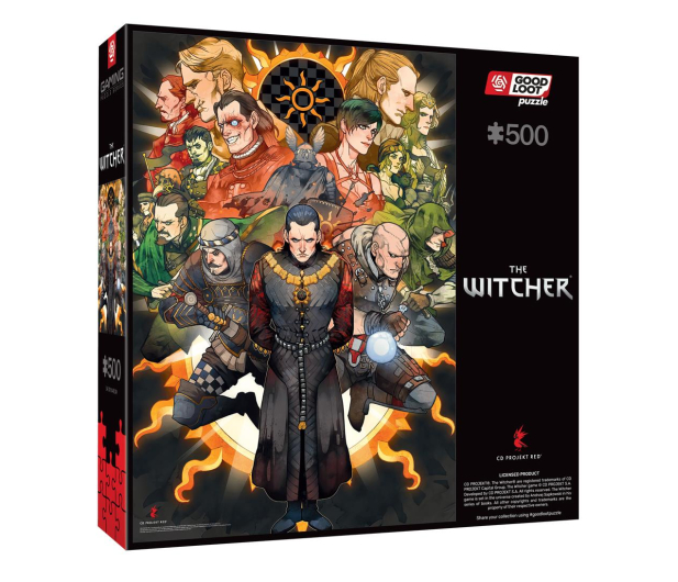 Merch Gaming Puzzle: The Witcher Nilfgaard Puzzles 500 - 1178562 - zdjęcie