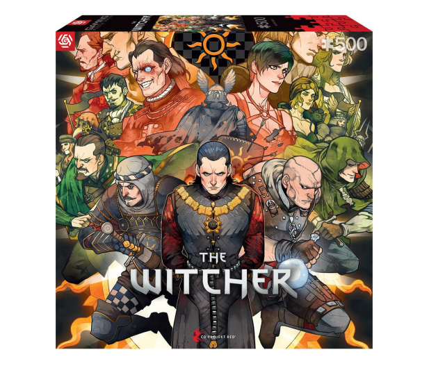 Merch Gaming Puzzle: The Witcher Nilfgaard Puzzles 500 - 1178562 - zdjęcie 2