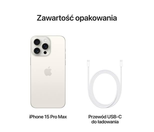 Apple iPhone 15 Pro Max 1TB White Titanium - 1180118 - zdjęcie 10