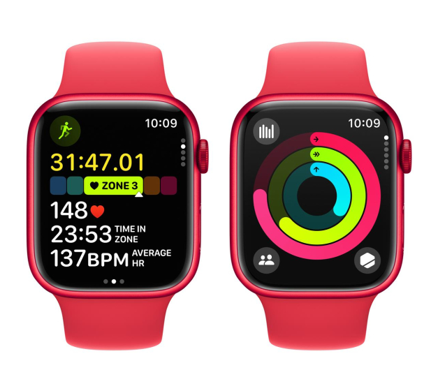 Apple Watch 9 45/(PRODUCT)RED Aluminum/RED Sport Band M/L LTE - 1180410 - zdjęcie 8
