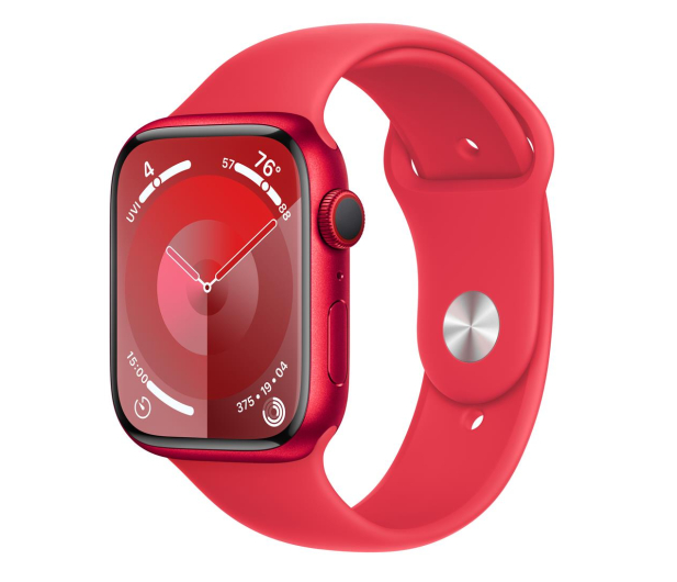Apple Watch 9 45/(PRODUCT)RED Aluminum/RED Sport Band S/M LTE - 1180281 - zdjęcie