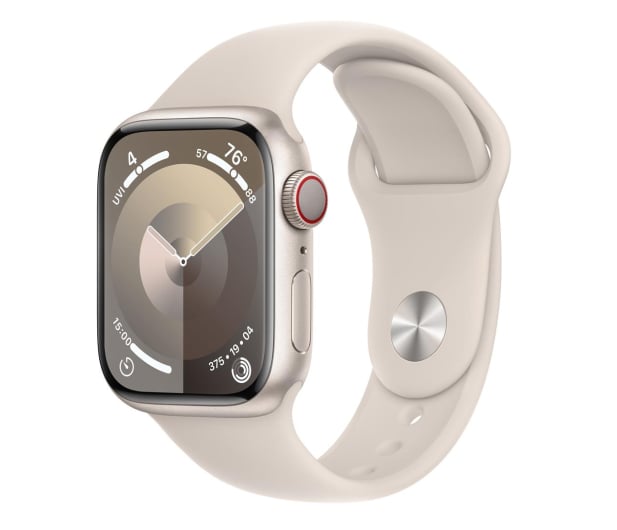 Apple Watch 9 41/Starlight Aluminum/Starlight Sport Band S/M LTE - 1180273 - zdjęcie