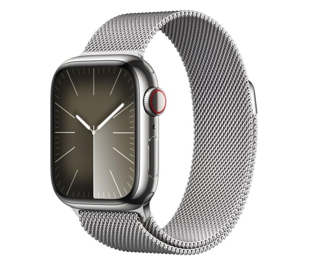 Apple Watch 9 41/Silver Steel/Silver Milanese Loop LTE - 1180285 - zdjęcie