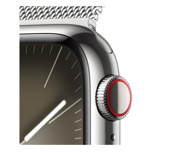 Apple Watch 9 41/Silver Steel/Silver Milanese Loop LTE - 1180285 - zdjęcie 3