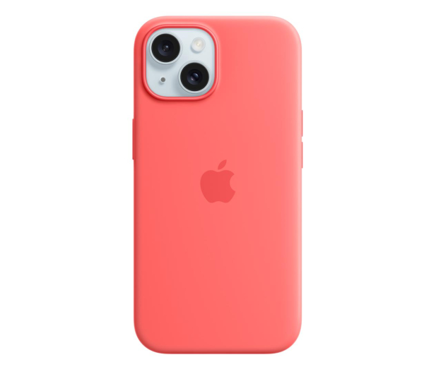 Apple Silikonowe etui MagSafe iPhone 15 guawa - 1180186 - zdjęcie