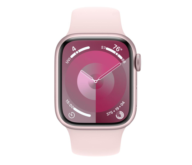 Apple Watch 9 41/Pink Aluminum/Light Pink Sport Band M/L LTE - 1180361 - zdjęcie 2