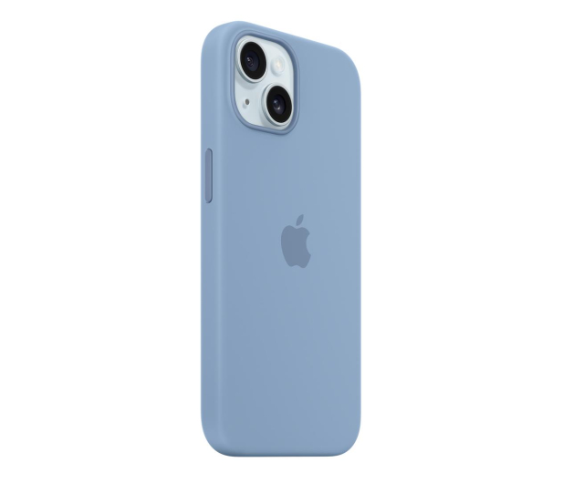 Apple Silikonowe etui MagSafe iPhone 15 zim. błękit - 1180189 - zdjęcie 2