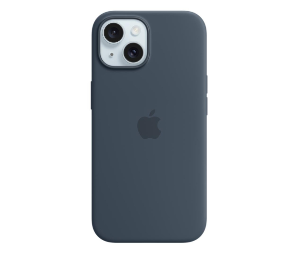Apple Silikonowe etui MagSafe iPhone 15 błękit - 1180187 - zdjęcie
