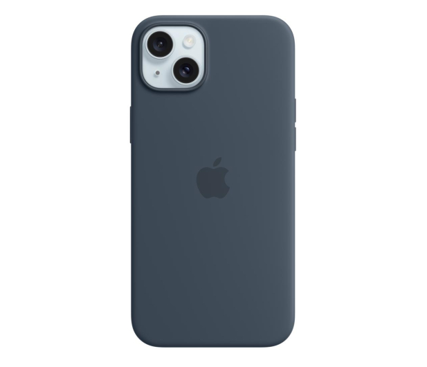 Apple Silikonowe etui MagSafe iPhone 15 Plus błękit - 1180200 - zdjęcie