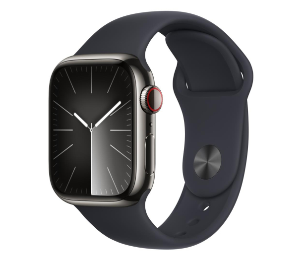 Apple Watch 9 41/Graphite Steel/Midnight Sport Band M/L LTE - 1180442 - zdjęcie