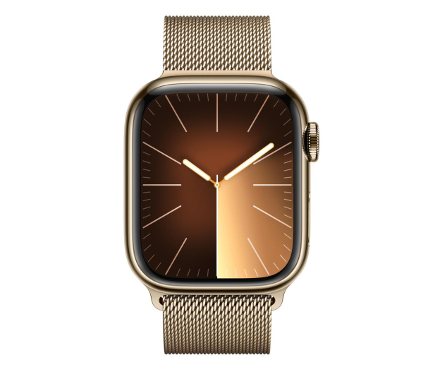 Apple Watch 9 41/Gold Steel/Gold Milanese Loop LTE - 1180286 - zdjęcie 2