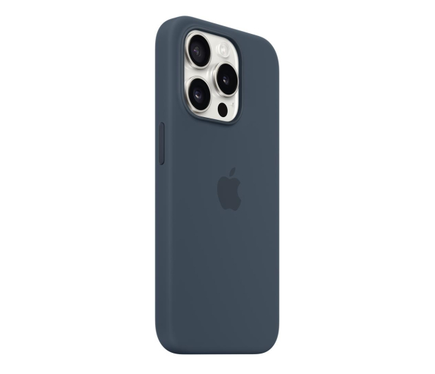 Apple Silikonowe etui MagSafe iPhone 15 Pro błękit - 1180210 - zdjęcie 2
