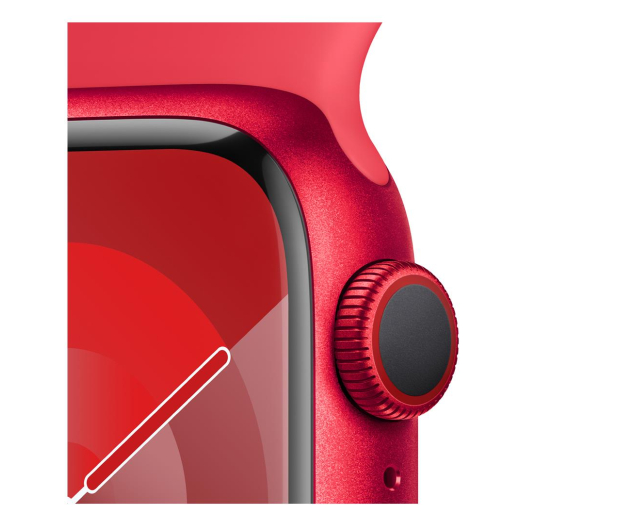 Apple Watch 9 41/(PRODUCT)RED Aluminum/RED Sport Band S/M LTE - 1180276 - zdjęcie 3
