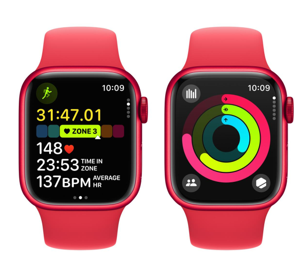 Apple Watch 9 41/(PRODUCT)RED Aluminum/RED Sport Band S/M LTE - 1180276 - zdjęcie 8