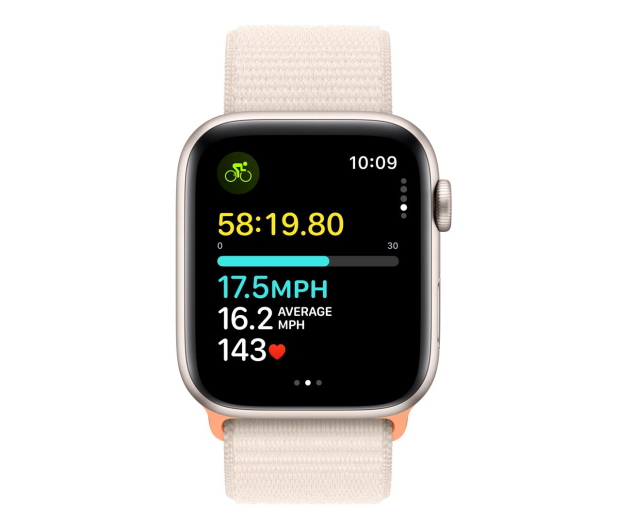 Apple Watch SE 2 44/Starlight Aluminum/Starlight Sport Loop GPS - 1180659 - zdjęcie 6