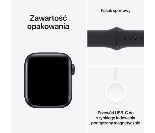 Apple Watch SE 2 40/Midnight Aluminum/Midnight Sport Band M/L LTE - 1180690 - zdjęcie 8