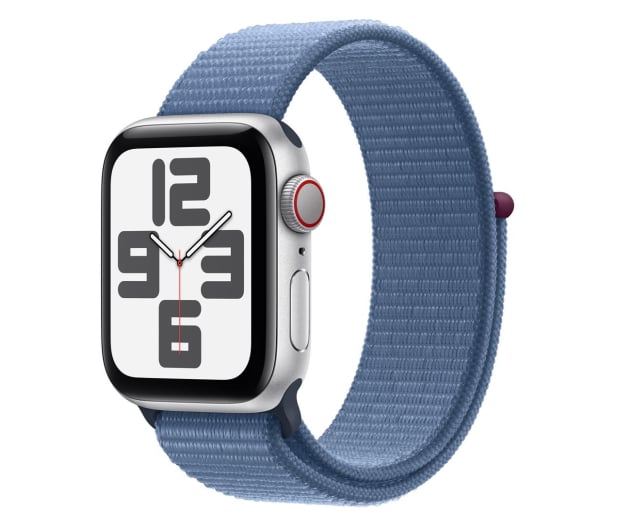 Apple Watch SE 2 40/Silver Aluminum/Winter Blue Sport Loop LTE - 1180711 - zdjęcie