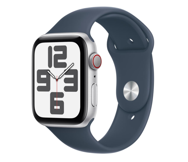 Apple Watch SE 2 44/Silver Aluminum/Storm Blue Sport Band M/L LTE - 1180722 - zdjęcie