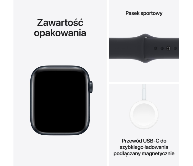 Apple Watch SE 2 44/Midnight Aluminum/Midnight Sport Band M/L LTE - 1180718 - zdjęcie 8