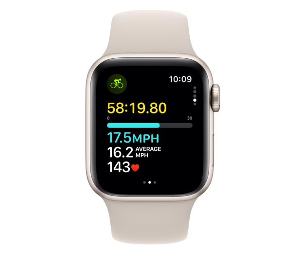 Apple Watch SE 2 40/Starlight Aluminum/Starlight SportBand M/L GPS - 1180628 - zdjęcie 6