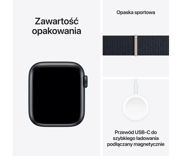 Apple Watch SE 2 40/Midnight Aluminum/Midnight Sport Loop GPS - 1180640 - zdjęcie 8