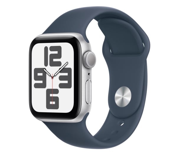 Apple Watch SE 2 40/Silver Aluminum/Storm Blue Sport Band S/M GPS - 1180642 - zdjęcie