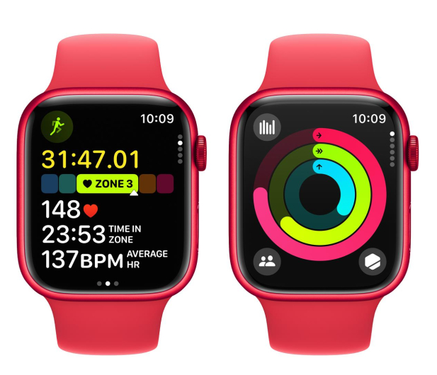 Apple Watch 9 45/(PRODUCT)RED Aluminum/RED Sport Band S/M GPS - 1180270 - zdjęcie 8