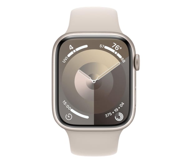 Apple Watch 9 45/Starlight Aluminum/Starlight Sport Band S/M GPS - 1180267 - zdjęcie 2