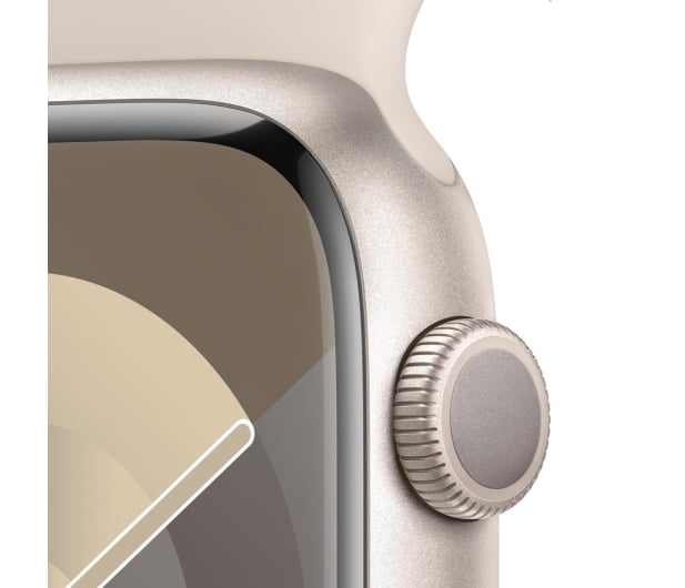 Apple Watch 9 45/Starlight Aluminum/Starlight Sport Band S/M GPS - 1180267 - zdjęcie 3