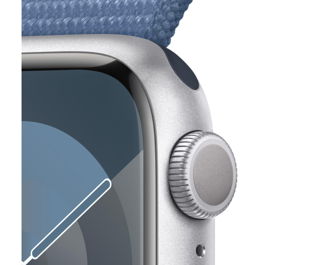 Apple Watch 9 41/Silver Aluminum/Winter Blue Sport Loop GPS - 1180321 - zdjęcie 3