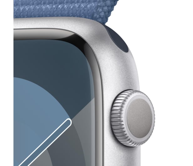 Apple Watch 9 45/Silver Aluminum/Winter Blue Sport Loop GPS - 1180329 - zdjęcie 3