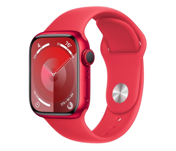 Apple Watch 9 41/(PRODUCT)RED Aluminum/RED Sport Band S/M GPS - 1180265 - zdjęcie