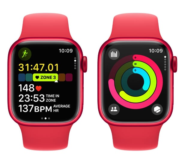 Apple Watch 9 41/(PRODUCT)RED Aluminum/RED Sport Band S/M GPS - 1180265 - zdjęcie 8
