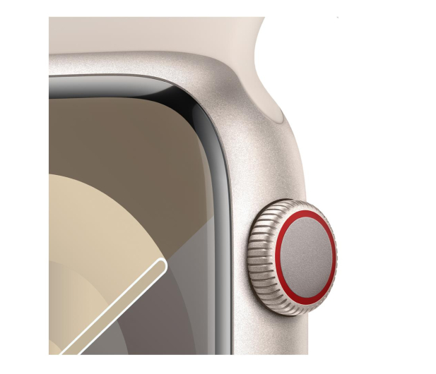 Apple Watch 9 45/Starlight Aluminum/Starlight Sport Band S/M LTE - 1180278 - zdjęcie 3