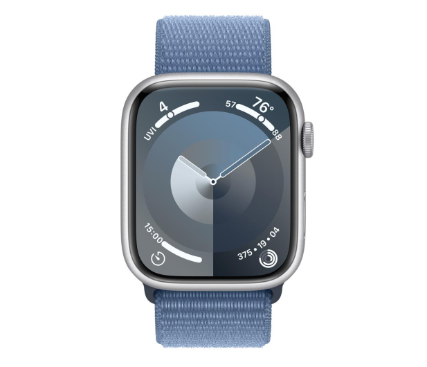 Apple Watch 9 45/Silver Aluminum/Winter Blue Sport Loop LTE - 1180384 - zdjęcie 2