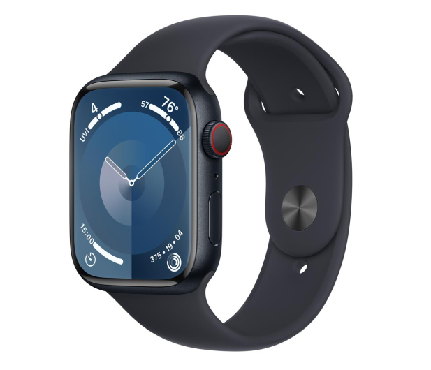 Apple Watch 9 45/Midnight Aluminum/Midnight Sport Band S/M LTE - 1180280 - zdjęcie