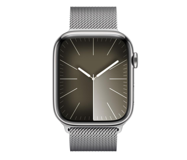 Apple Watch 9 45/Silver Steel/Silver Milanese Loop LTE - 1180291 - zdjęcie 2