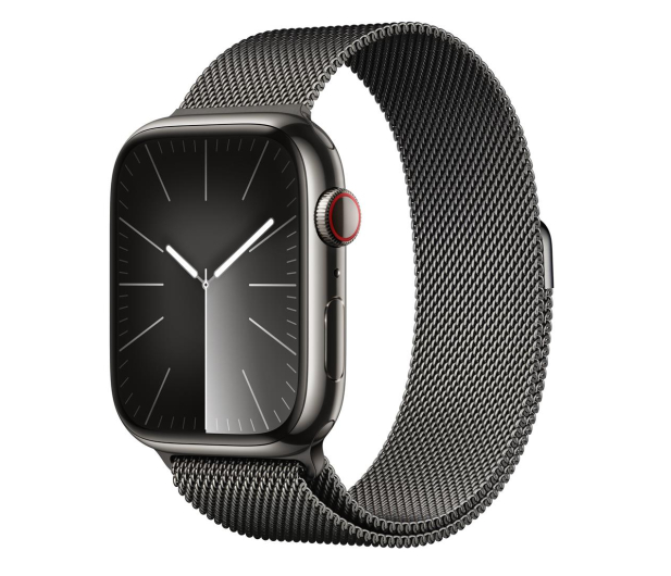 Apple Watch 9 45/Graphite Steel/Graphite Milanese Loop LTE - 1180293 - zdjęcie