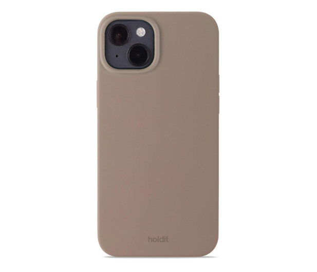 Holdit Silicone Case iPhone 15 Plus Mocha Brown - 1148754 - zdjęcie